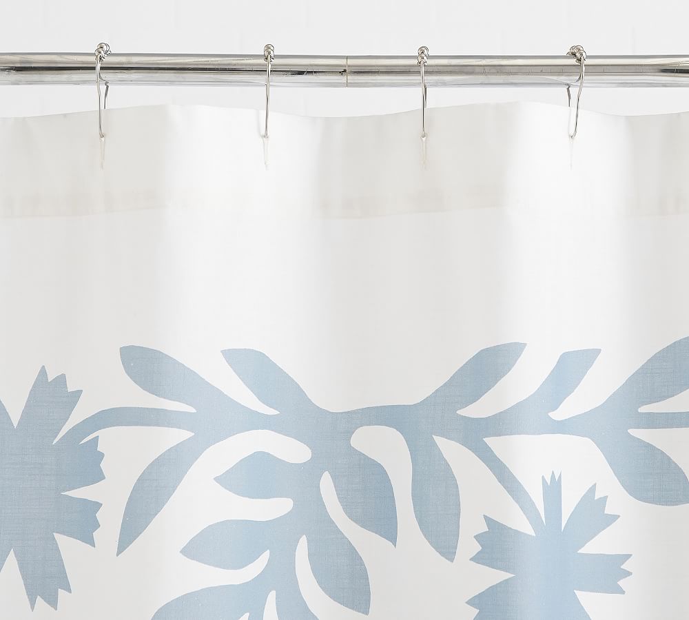 Lilo Cotton Shower Curtain Pottery Barn