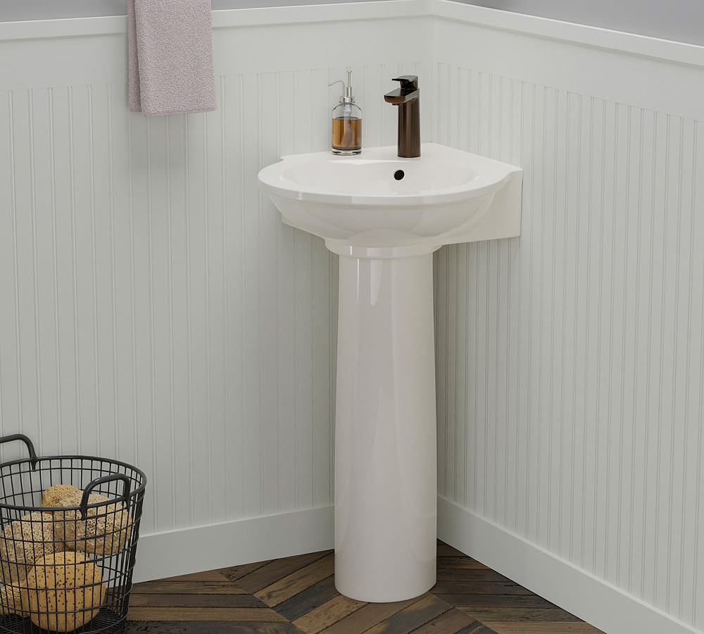 Mays 23.5&rdquo; Ceramic Single Pedestal Sink