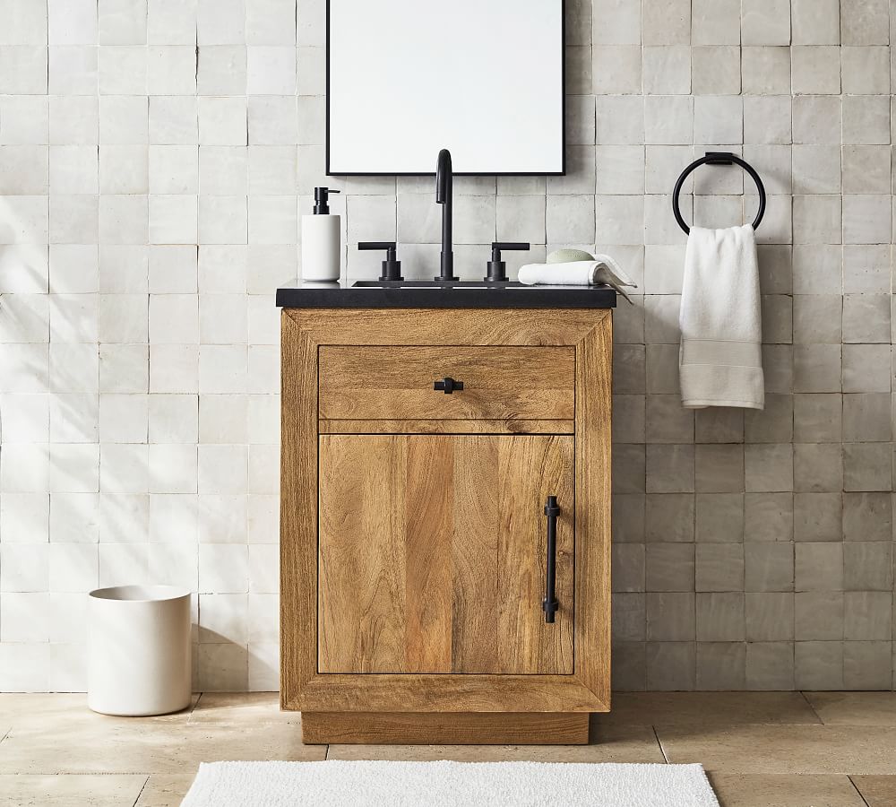 Oakleigh 24&quot; Reclaimed Wood Single Sink Vanity