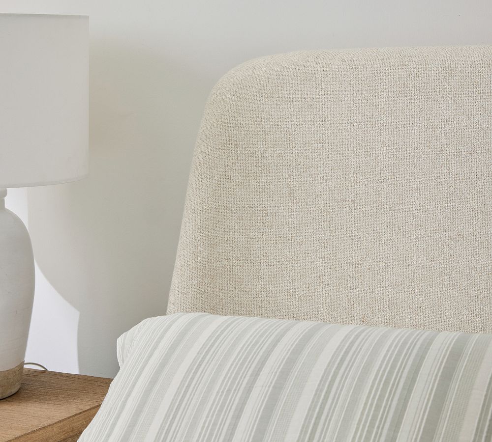 Layton Upholstered Bed Pottery Barn