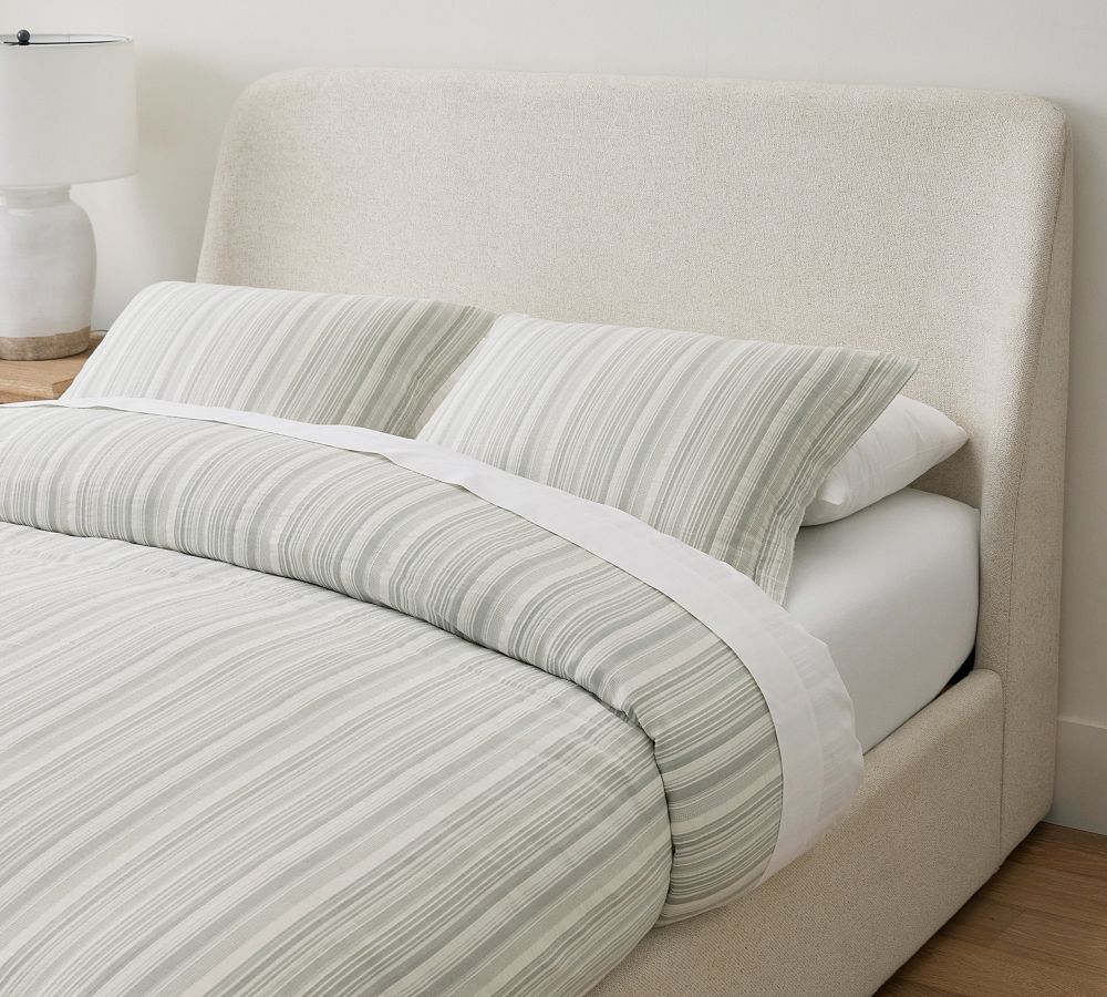 Layton Upholstered Bed Pottery Barn