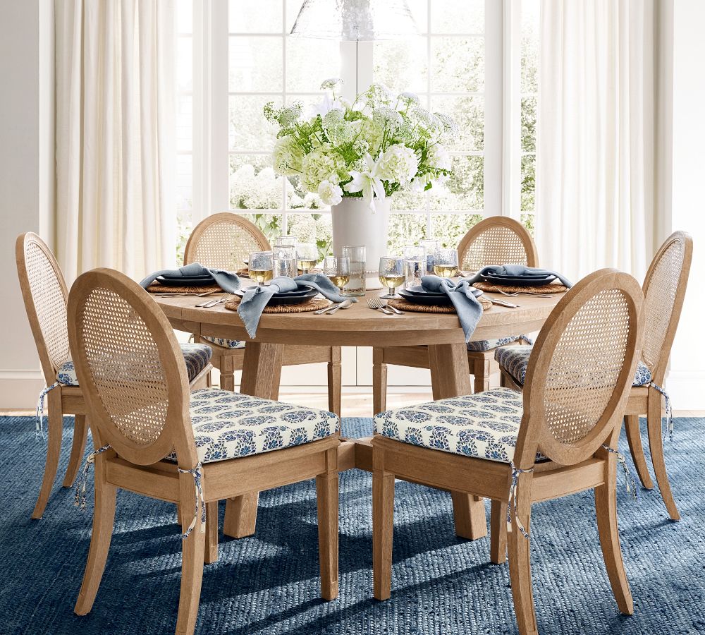 Angeles round extending 2024 dining table