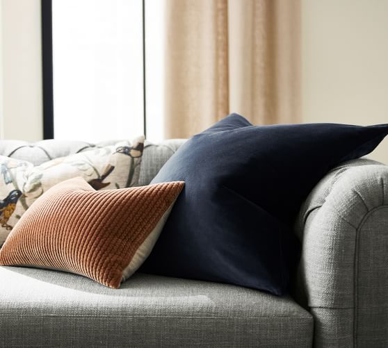 Pottery barn outlet velvet pillows