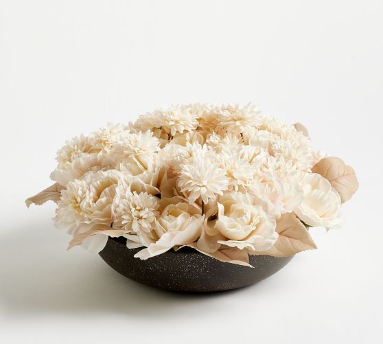 Faux Composed Dahlia Arrangement Pottery Barn
