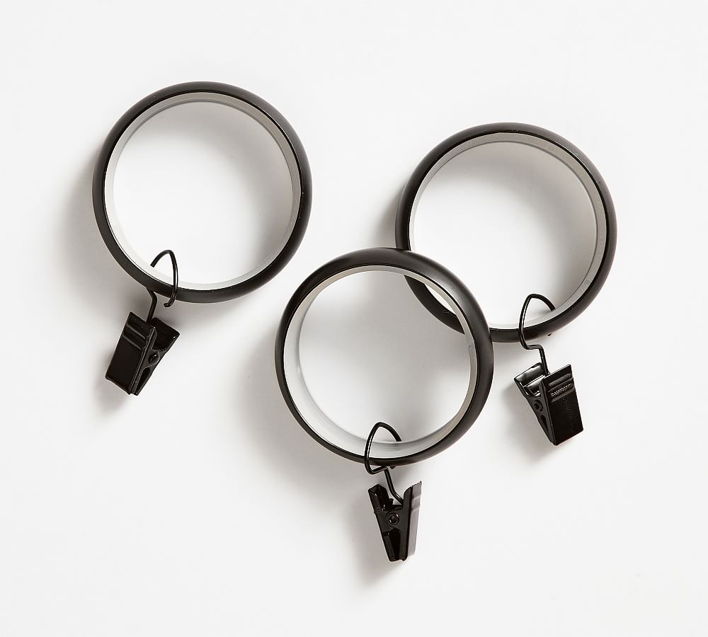 Quiet Glide Curtain Clip Rings Pottery Barn