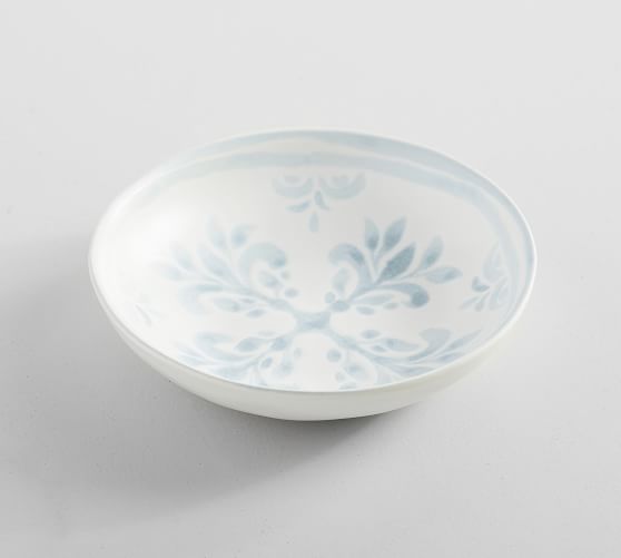 Chambray Tile Stoneware Soup Bowls Pottery Barn