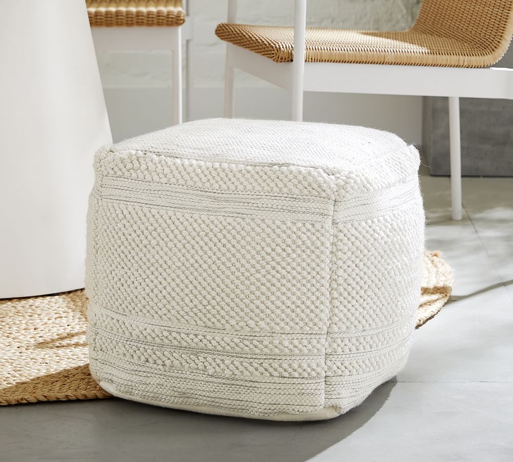 Willia Pouf Pottery Barn