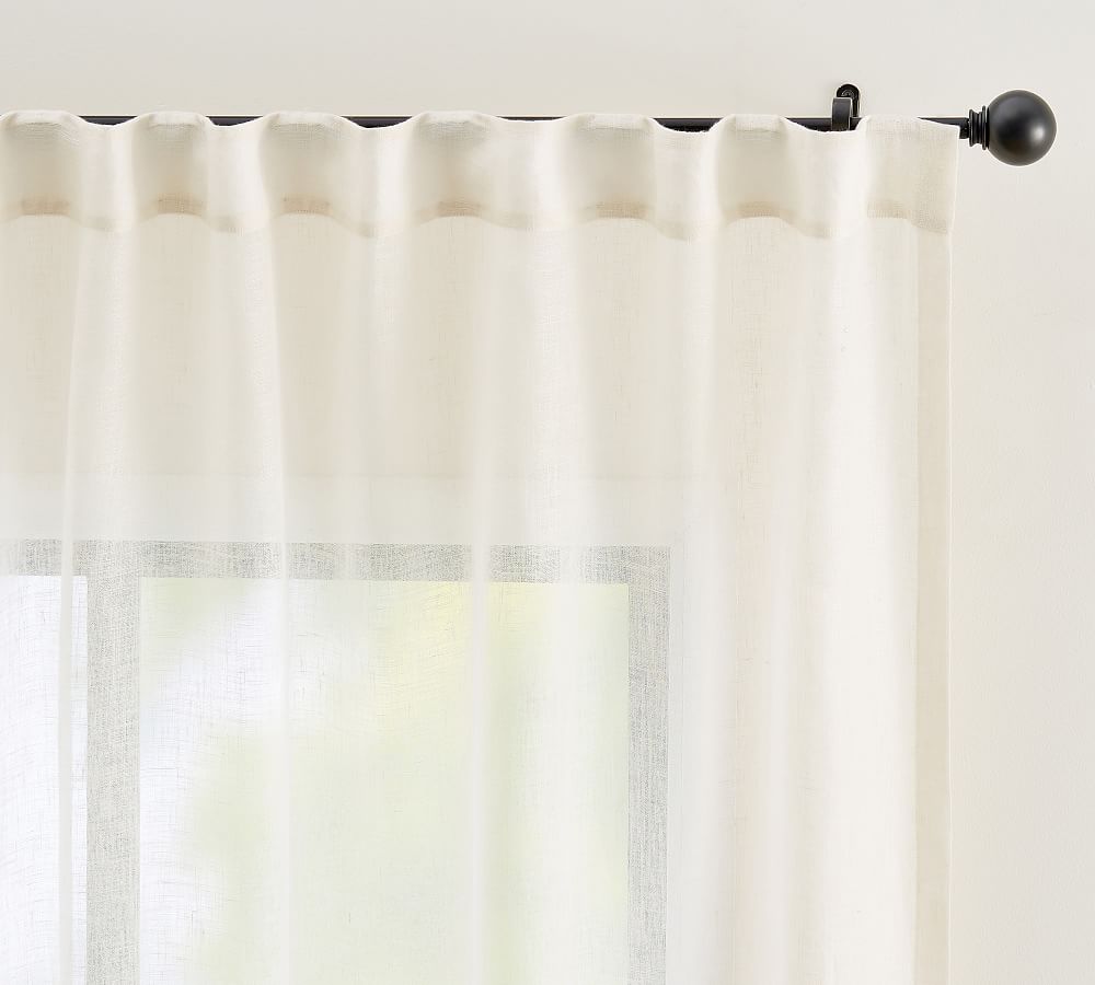 Emery Linen Sheer Curtain
