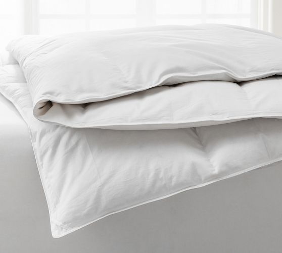 Supreme 650FP White Down Duvet Insert Pottery Barn