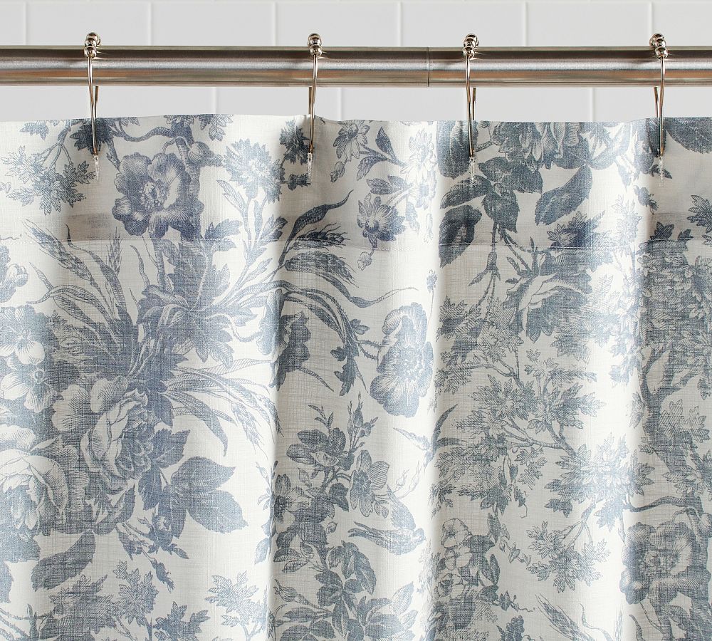 Sorrel Toile Shower Curtain | Pottery Barn