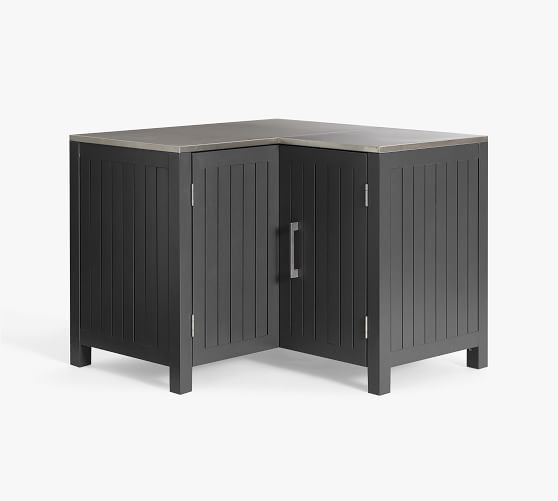 Indio Metal Outdoor Kitchen Corner Cabinet (45")