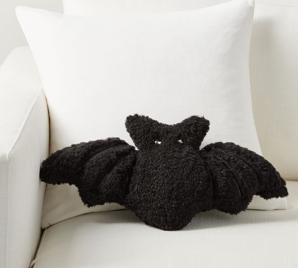 Shimmer Bat Shaped Pillow