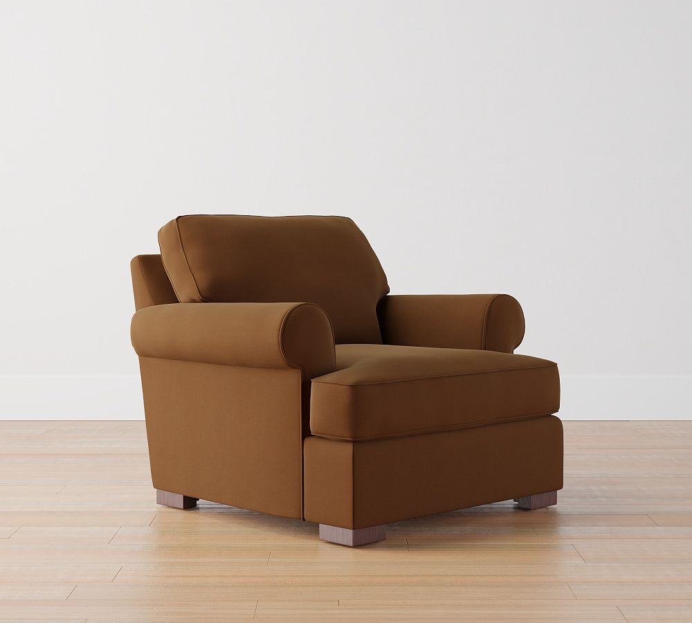 Townsend Roll Arm Upholstered Armchair