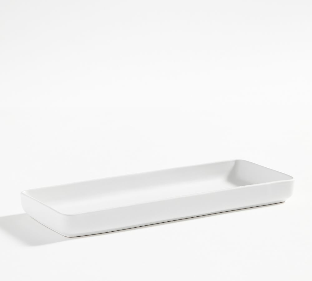 Mason Bathroom Tray- True White