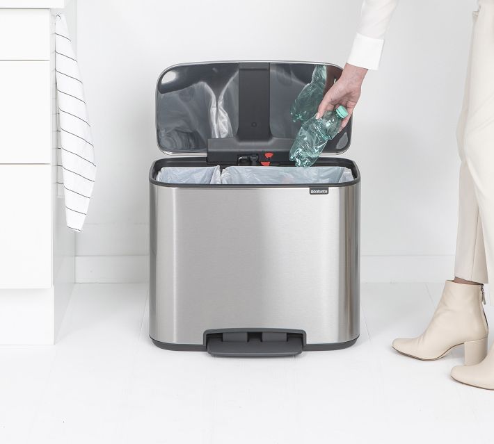 Brabantia Matte Steel Bo Touch Bin