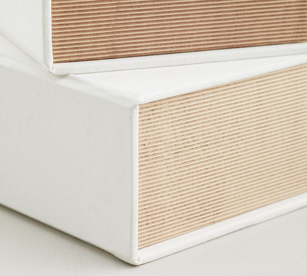 Decorative Fabric Boxes, Set of 3 Pottery Barn