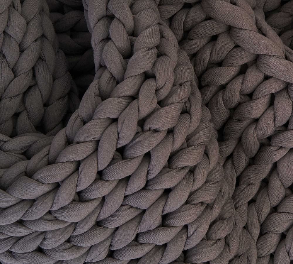 Bearaby Organic Cotton Napper Weighted Blanket Pottery Barn