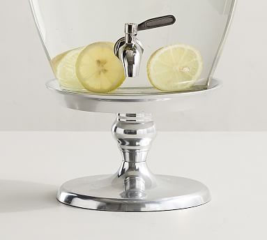 Stacking Drink Dispenser with Silver Stand