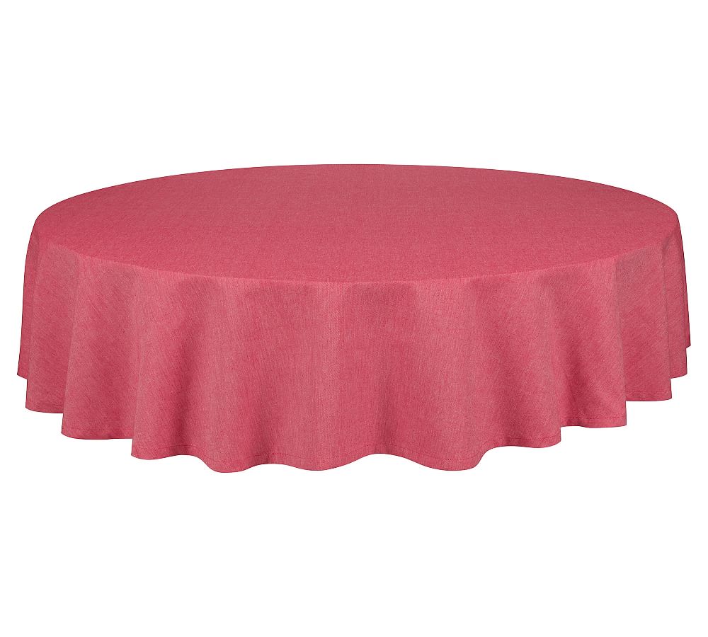 Chambray Cotton Tablecloth Pottery Barn