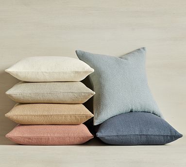 Pottery barn white online pillows