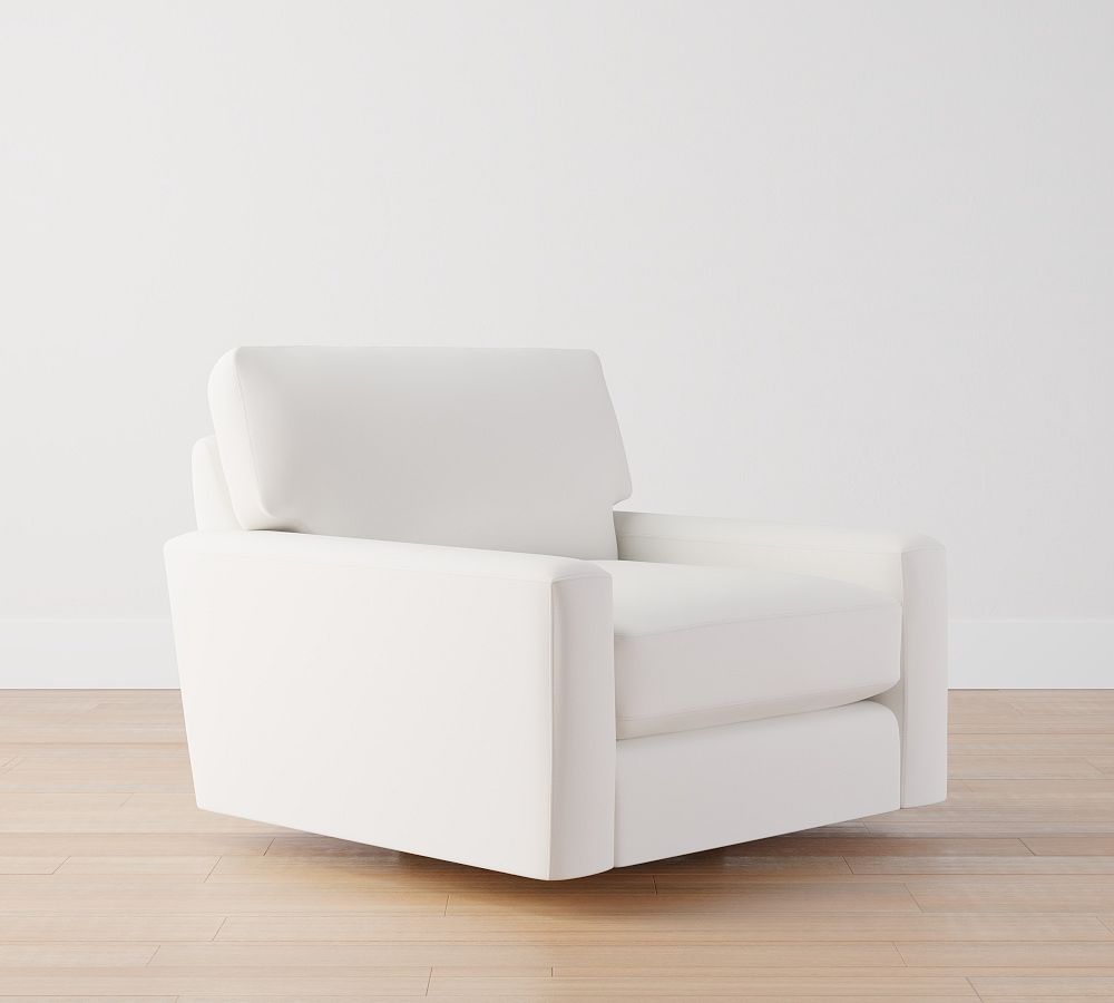 Turner Square Arm Swivel Chair