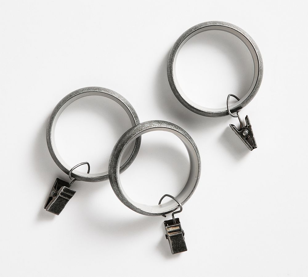 QuietGlide Curtain Clip Rings Pottery Barn