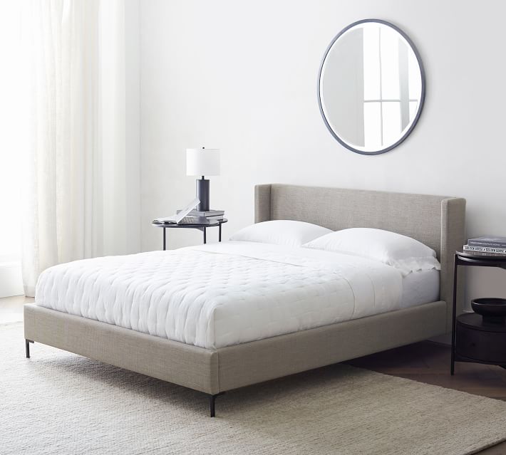 Pottery barn deals jake upholstered bed