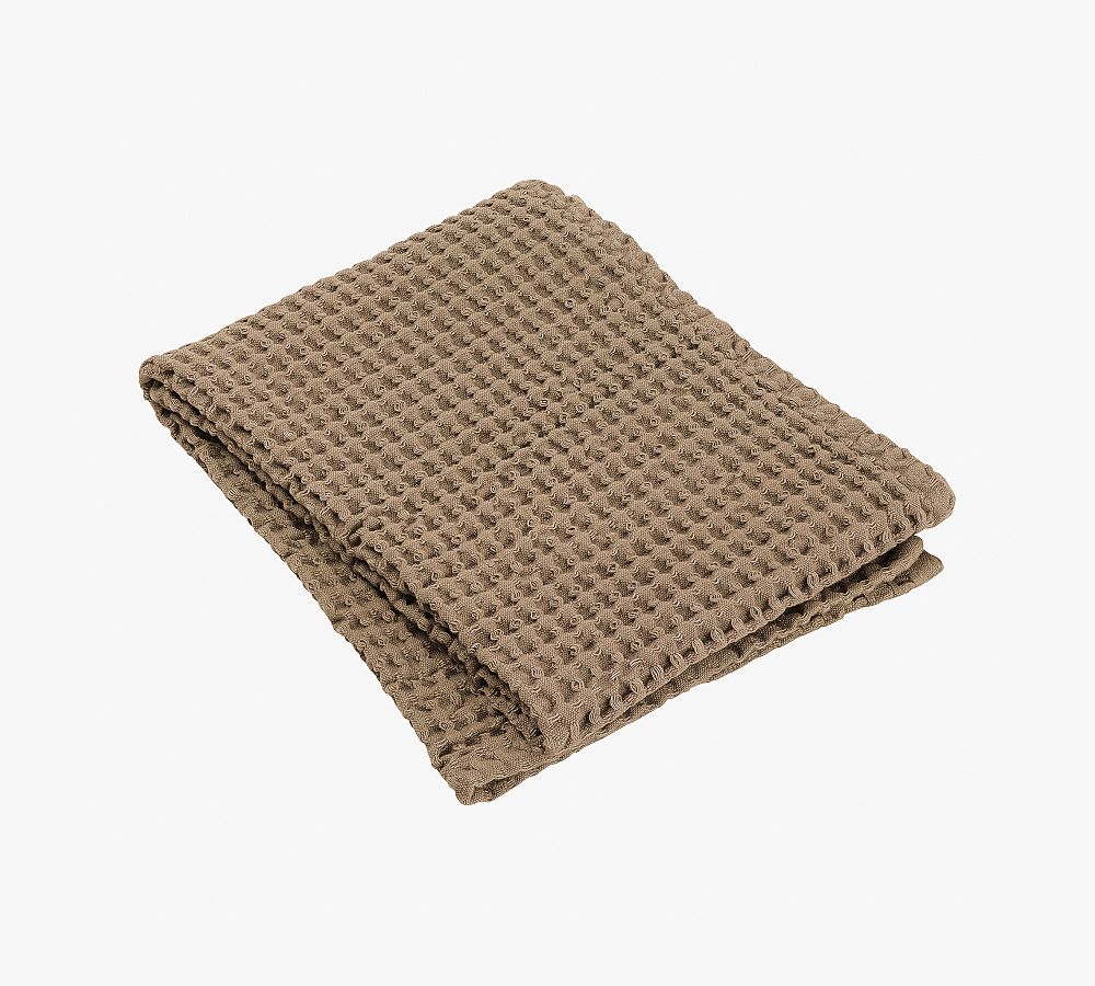 Tan, Hand Towel- Blomus Caro Waffle Towel