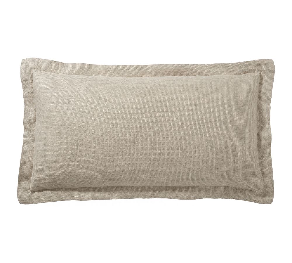 European Flax Linen Waffle Duvet Cover & Shams