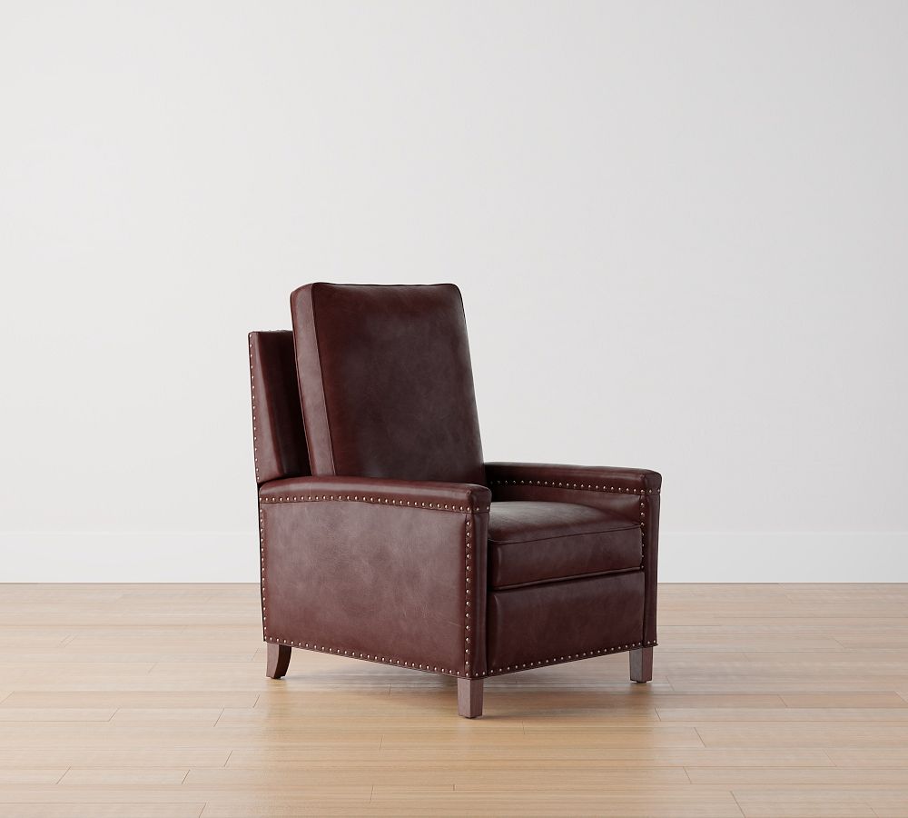 Tyler Square Arm Leather Manual & Power Recliner