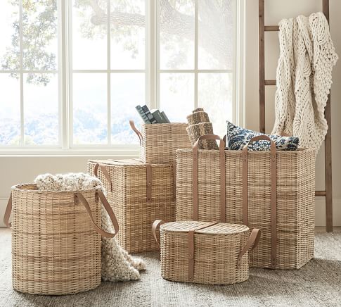 Old freezer basket turned Pottery Barn-style wire basket - The Creek Line  House