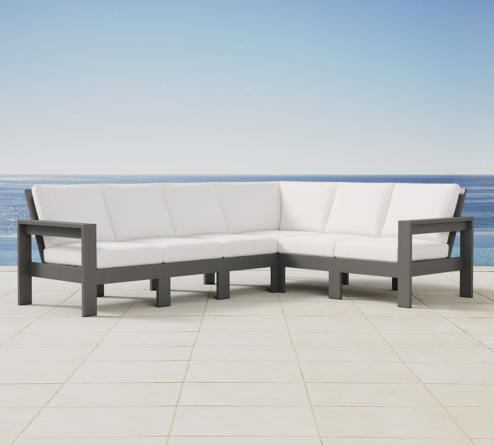 Metal sectional deals patio furniture