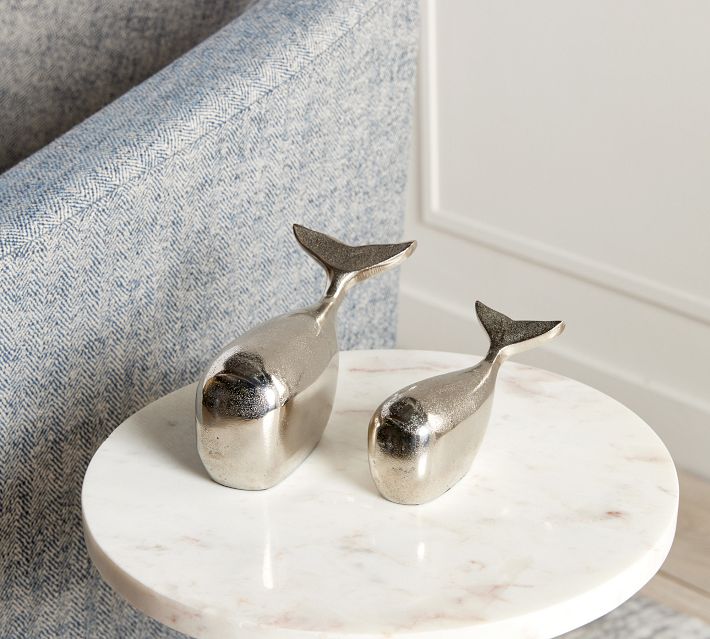 Delta & Dawn Whale Objects - Set Of 2