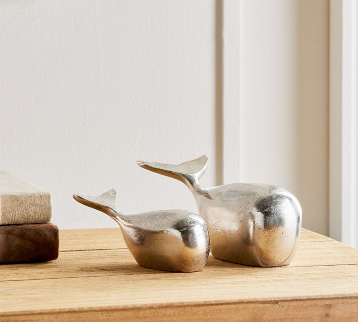 Delta & Dawn Whale Objects - Set Of 2