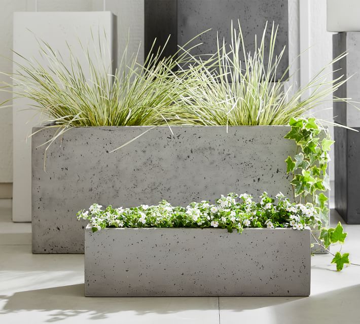 Mission Square Handmade Outdoor Planters