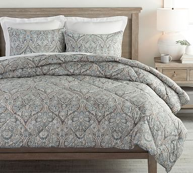 Mackenna Percale Comforter | Pottery Barn