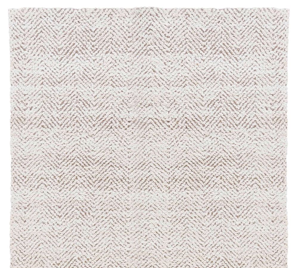 Benton Herringbone Jute Rug Pottery Barn