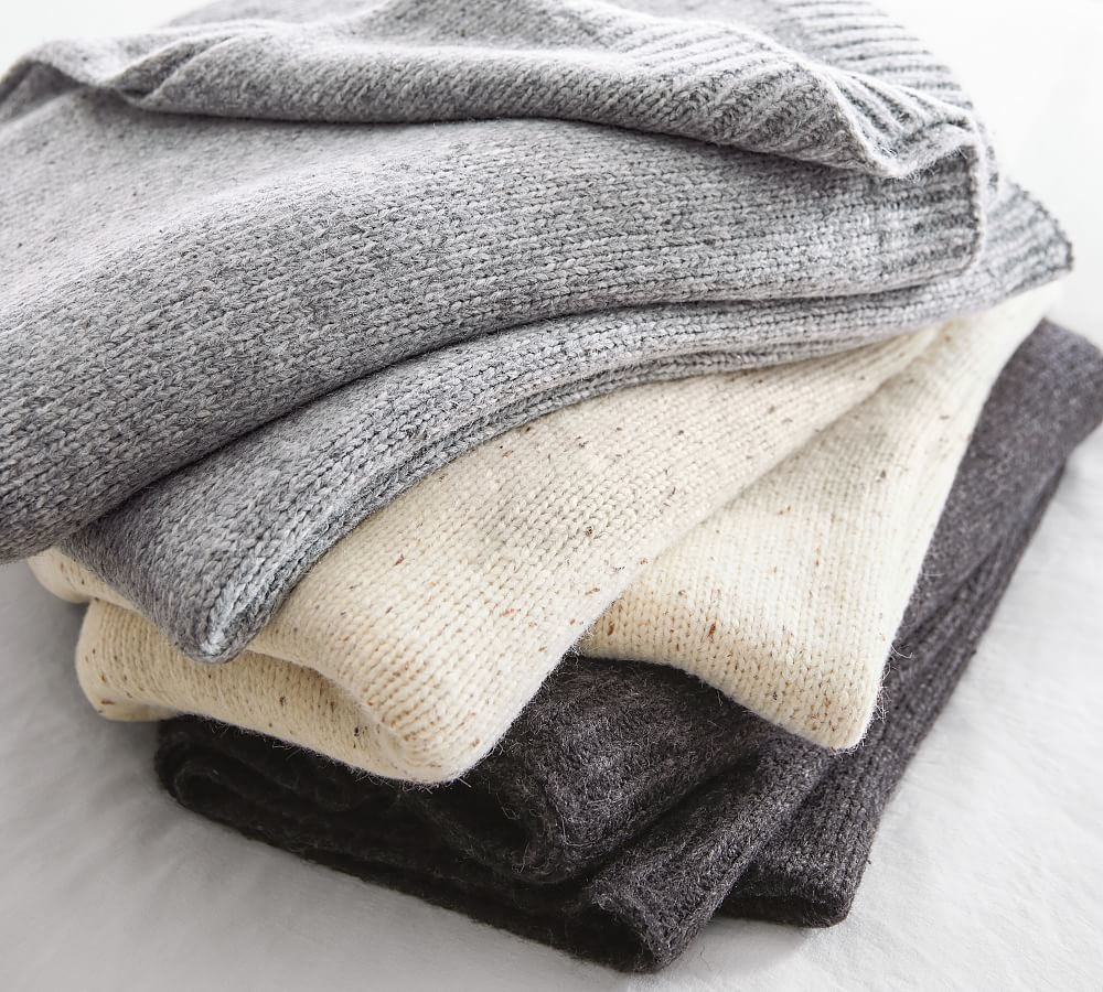 Cozy Sweater Knit Blanket