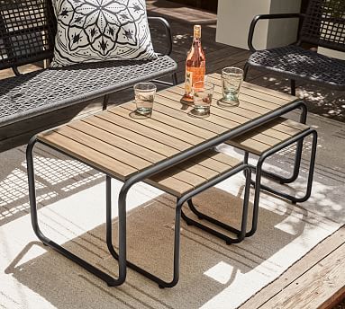 Nesting best sale patio tables