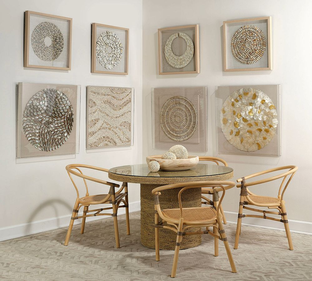 Oyster Shell Shadow Box Wall Art | Pottery Barn