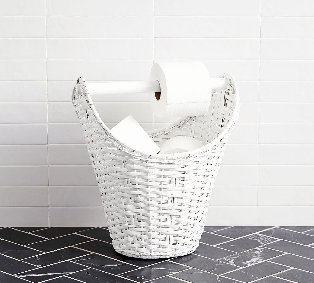 Bathroom Caddy, Organizer, Bath Toilet Paper Holder, Seagrass Woven Basket,  Shower Storage, Caddy - Yahoo Shopping