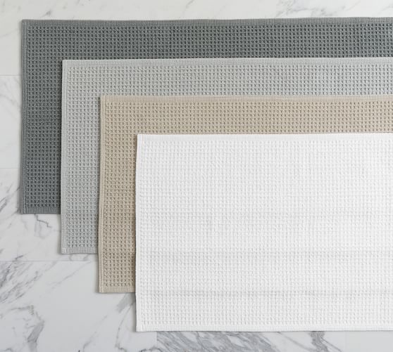 Waffle Weave Bath Mat Pottery Barn
