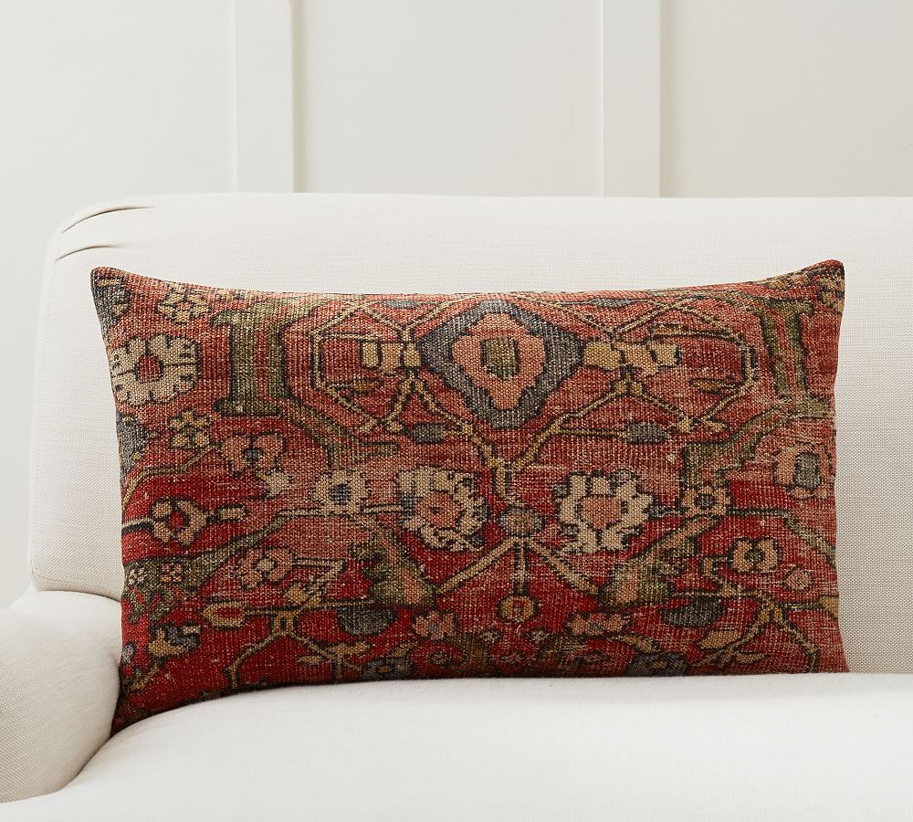 Pottery barn hot sale lumbar pillow cover