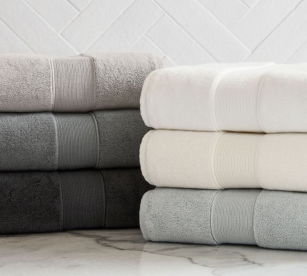 ClearloveWL Bath towel, 3PCS Towel Set Solid Color Cotton Large