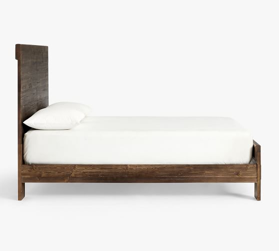 North reclaimed deals wood platform bed