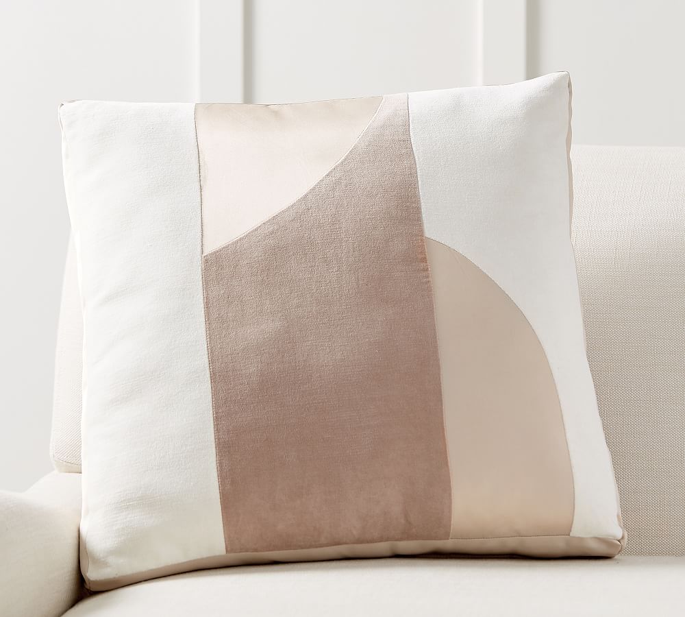 Pieced Abstract Pillow