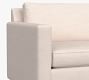 Sanford Square Arm 3-Piece L-Shaped Wedge Sectional (99&quot;)