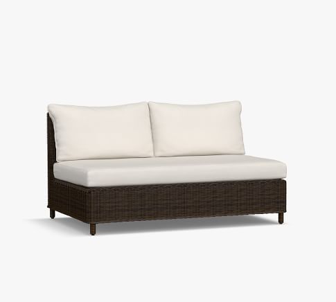 Replacement Armless Loveseat Sectional Cushion