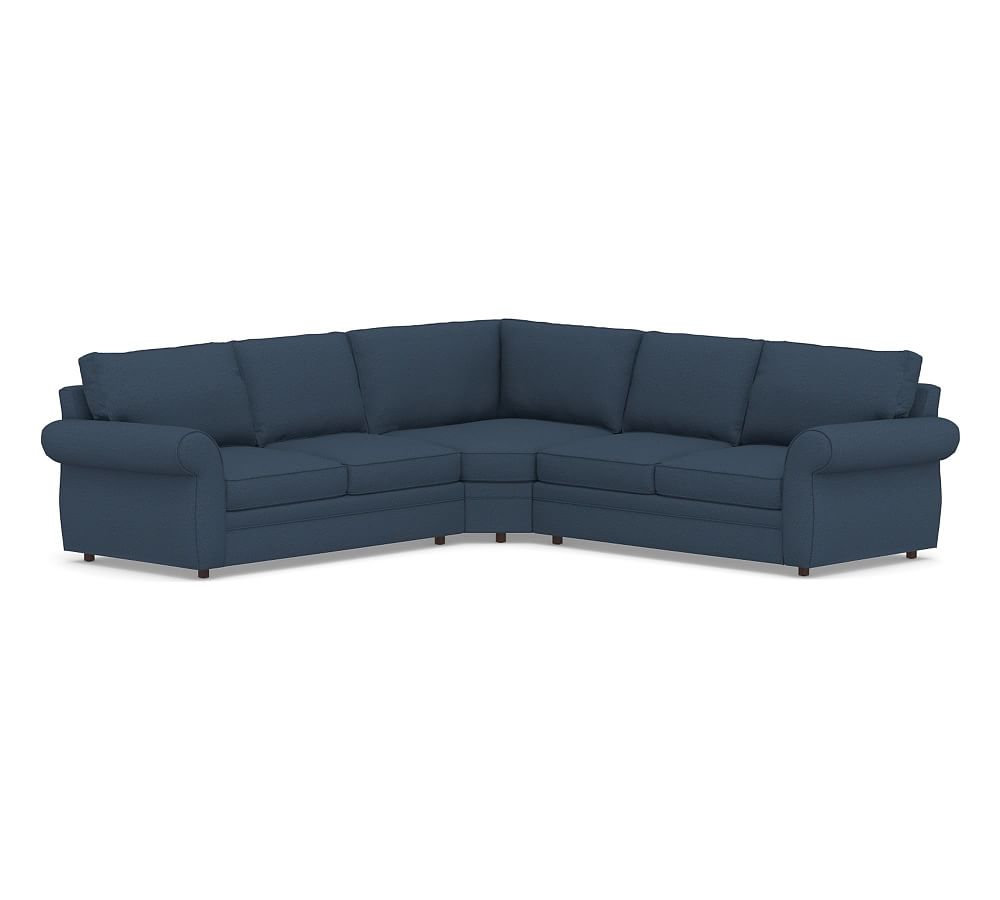 Pearce Upholstered 3-Piece L-Shaped Sectional with Wedge