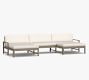 Indio Eucalyptus 3-Piece U-Shaped Double Chaise Outdoor Sectional (140&quot;)